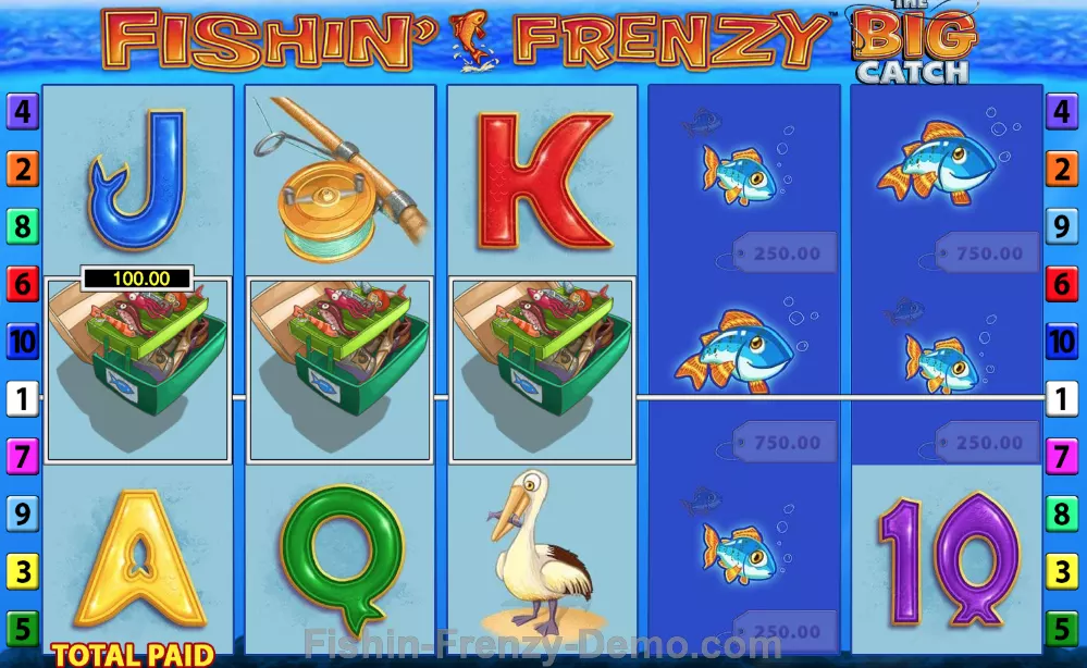 Fishin Frenzy Big Catch Slot Design and Gameplay