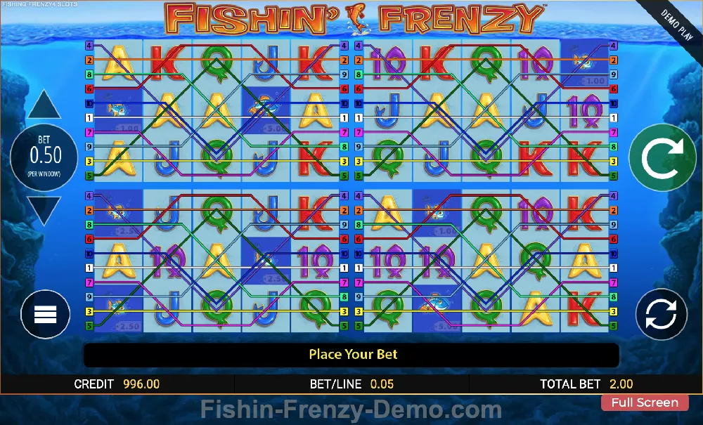 Fishin Frenzy Power 4 Slot Review