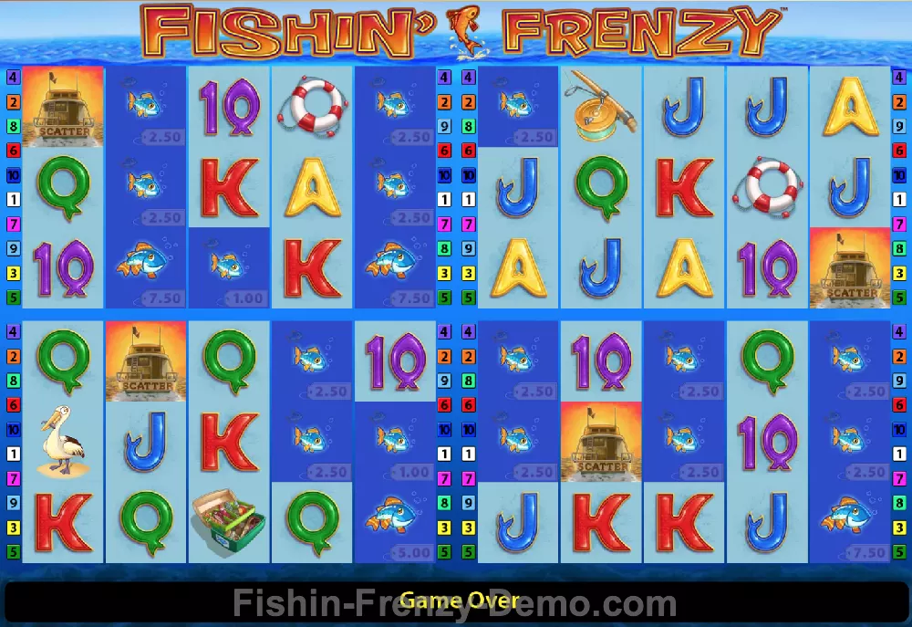 Fishin Frenzy Power 4 Slot Design and Gameplay