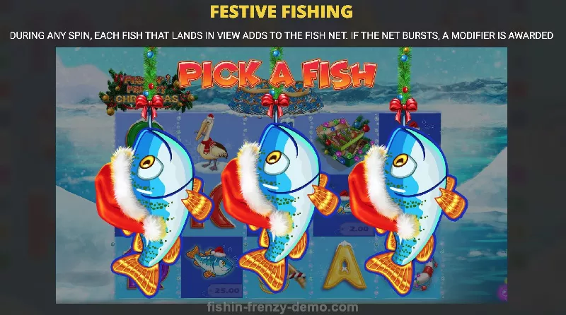 Unlocking the Festive Fishing Feature