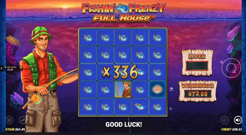 Fishin Frenzy Full House Slot Overview