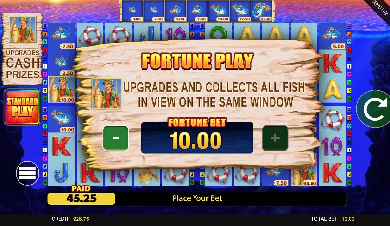 Fishin' Frenzy Reel 'Em In Fortune Play