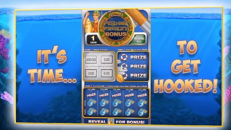 Fishin Frenzy Scratchcard slot review